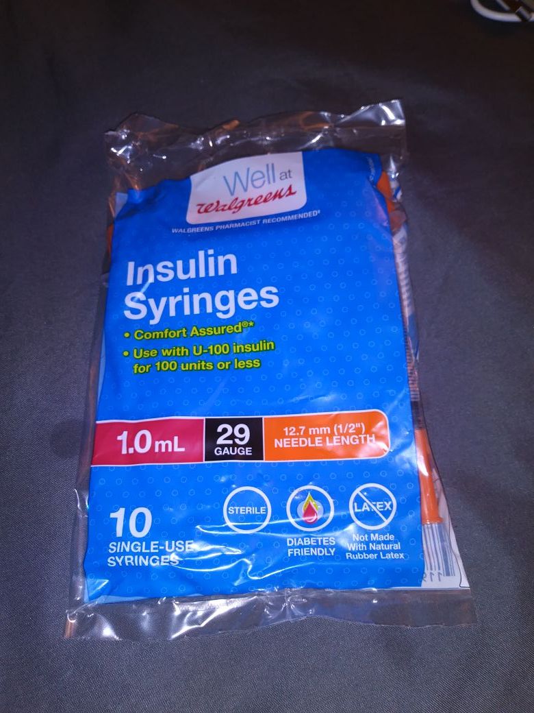 Insulin Syringes Walgreens