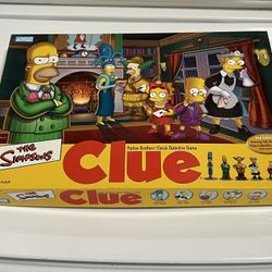 The Simpsons Clue board game  