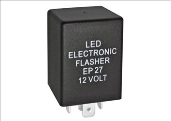 5-Pin EP27 FL27 LED Flasher Relay 12V - Fix Hyper Flash Turn Signal - NEW