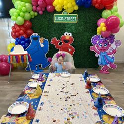 Sesame Street Party Elmo Birthday Cookie Monster Birthday