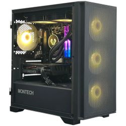 MONTECH GAMING DESKTOP | AMD RYZEN 7 5700G | 32GB DDR4 | 1TB SSD | RTX 4060 | UD421