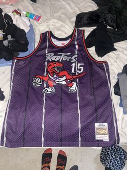 Vince Carter Toronto Raptors 1998-99 Purple Swingman Player Jersey