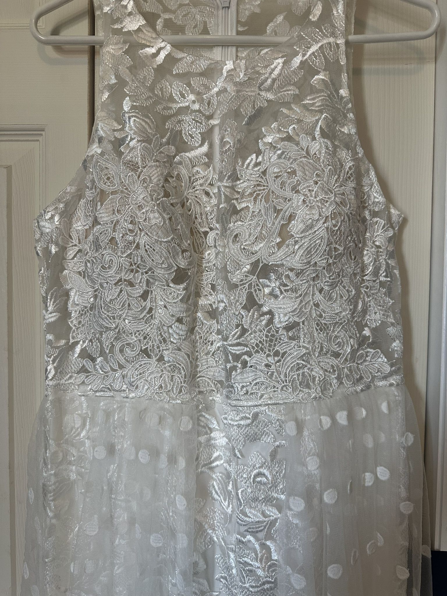 Lulu Wedding Dress Romper With Trail.