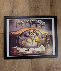Salvador Dali Surrealist Art Print Framed