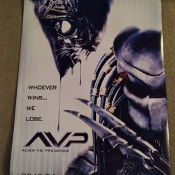 AVP Authentic Movie Theater Poster For 150dlls (24X40 Double Sided) Alvernon Between Drexel And Valencia