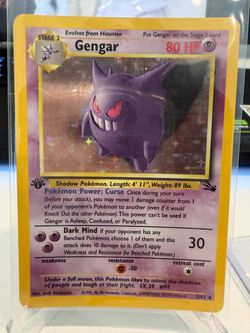 Gengar Fossil First edition