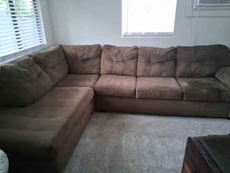 Brown comfortable Sectional sofa