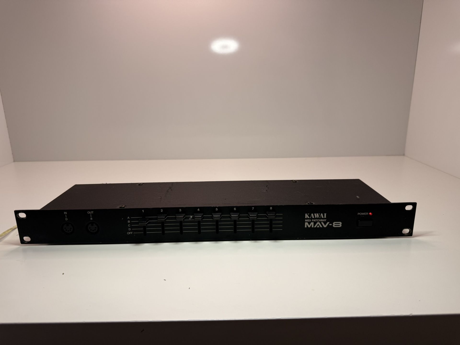 KAWAI MAV-8 PATCHBAY カワイ MIDIバッチベイ ②