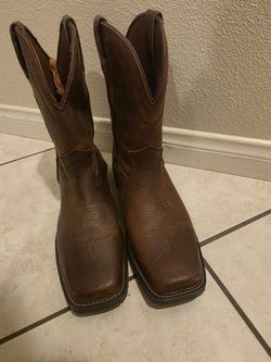 Mens Square toe boots size 12