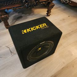 Kicker VCWC12 Car Audio CompC Loaded 12 Vented Sub Box Enclosure 4 Ohm 44VCWC124