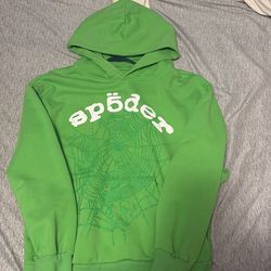 Green Sp5der Hoodie