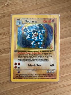 Pokémon - Machamp 1st Edition Holo