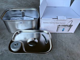 Stainless Steel Pet Water Fountain