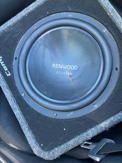 12” kenwood excelon subwoofer