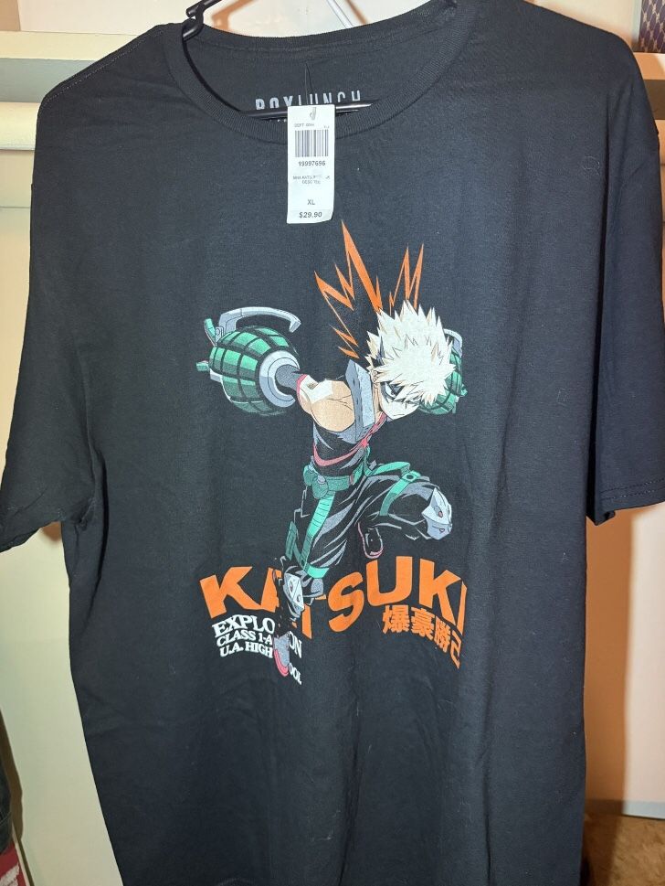 MY HERO ACADEMIA KATSUKI BAKUGO XL T-SHIRT
