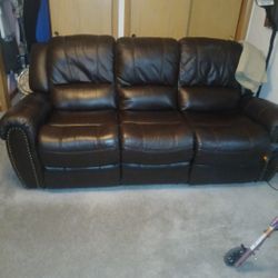 Leather Couch 