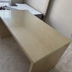 Glass top desk