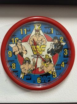 Vintage WWF Wall Clock