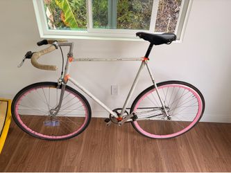 Bicycle, fixed gear tall rider
