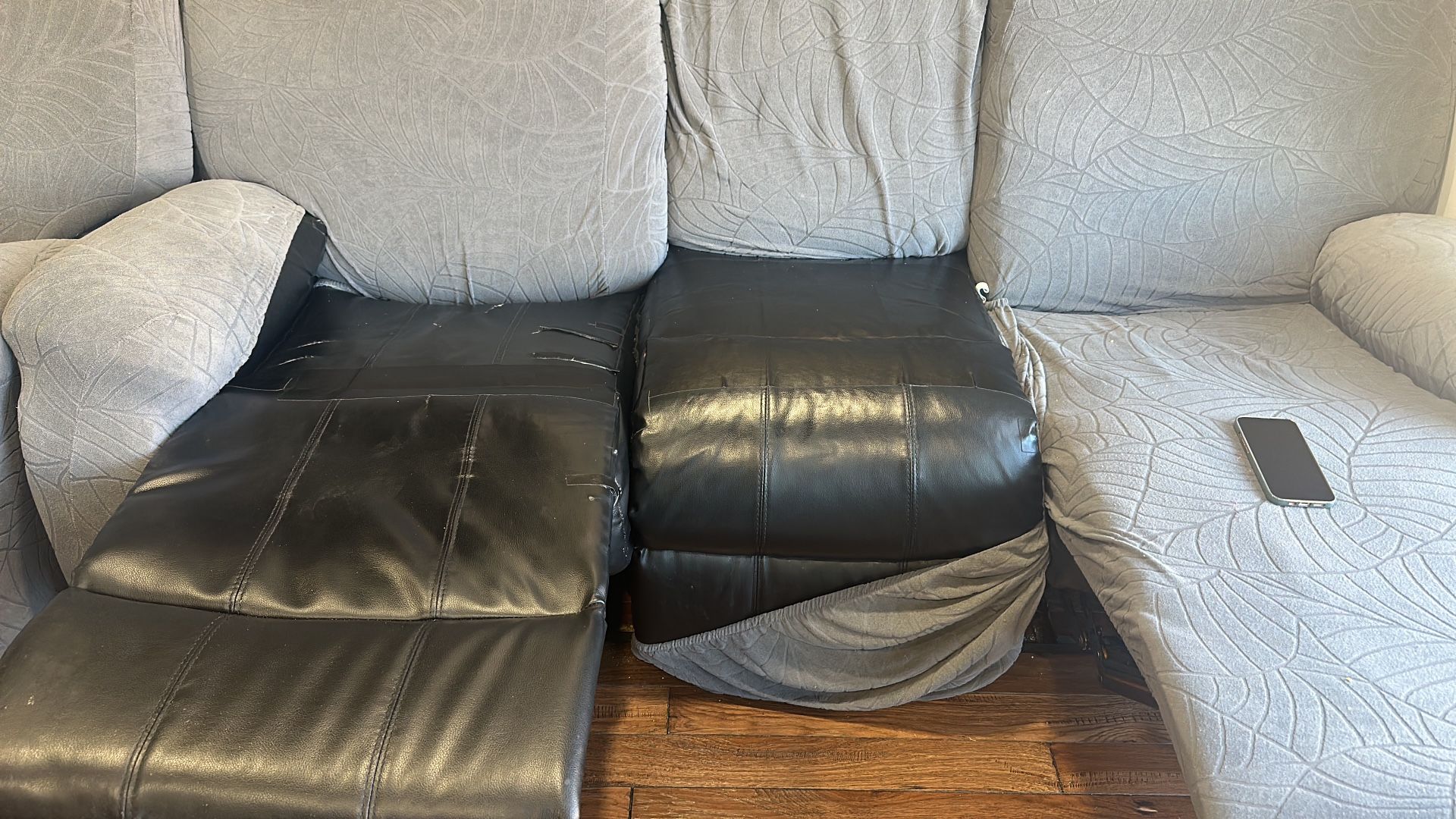 Leather Recliner Sofa Three Plus Two (3+2)