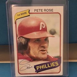 Pete Rose Star Baseball Player - 1980 Topps #540