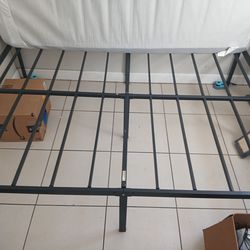 18" Tall Queen Bed Frame - No Boxspring Needed