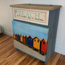 Storage Beach Decor/cabinet *obo