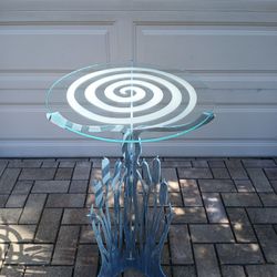 Cricket Forge Cattail Pedestal Table Or Birdbath