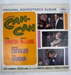 Cole Porter Can-Can Soundtrack Frank Sinatra Capitol Vinyl LP W1301 Mono #101