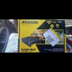 Kicker 1600 watt 800w rms amp 