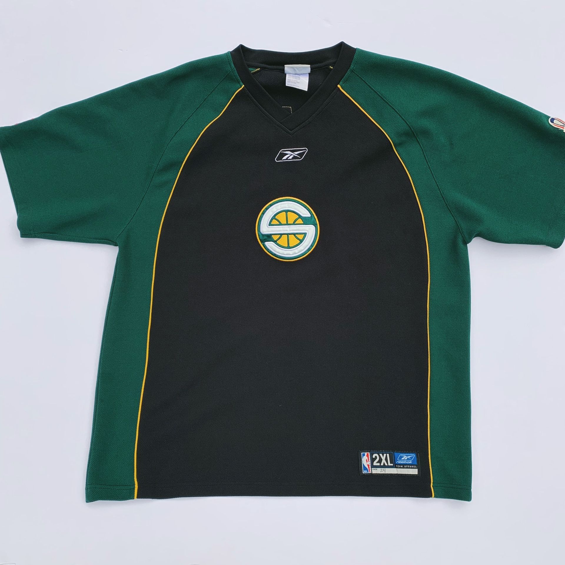 Seattle Supersonics Desmond Mason Game Worn Warmup Jersey