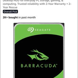 Barracuda Hard Drive 8TB - Seagate