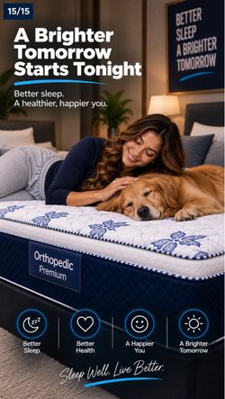 Brand New Ortho Supreme Mattresses – prices vary by size- Enjoy fast Free Delivery - Hablamos espanol