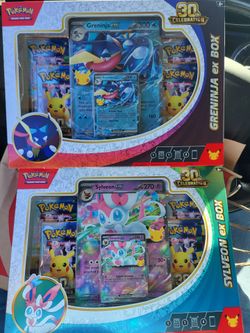 Pokemon 30th anniversary ex boxes