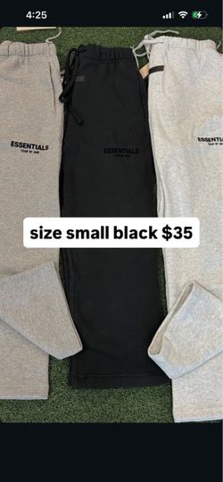 essential sweats small black $35