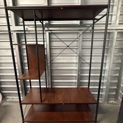 **MUST GO TODAY SUNDAY! Wood and Metal Shelving/Storage Unit