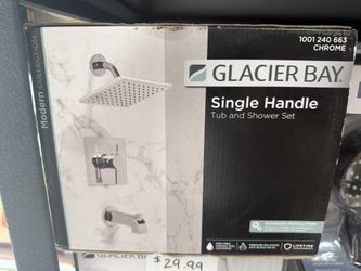 Glacier Bay Single Handle Run And Shower Set
