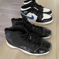 Jordan 11 and Jordan 1 