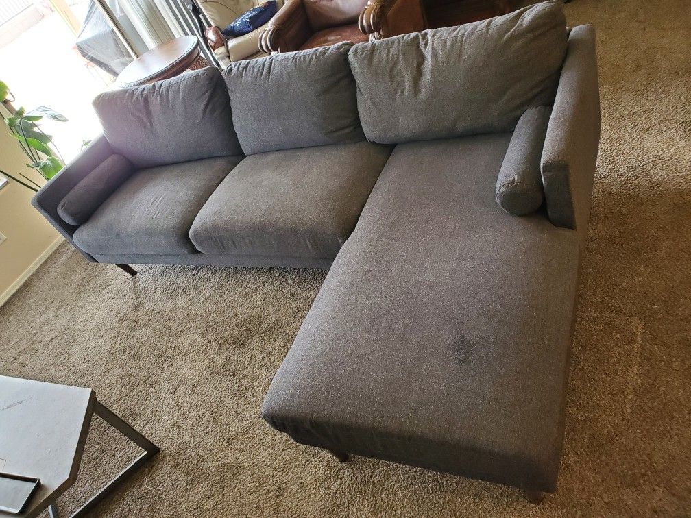 Gray Couch Sectional