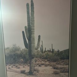 Large Cactus Wall Art