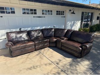 Designer Leather Sectional Sofa - High Quality