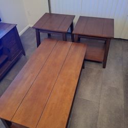 Coffee Table And End Tables