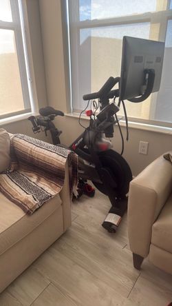 Title: Peloton Bike + Weights, Mat & Men’s/Women’s Shoes – Complete Home Gym Bundle