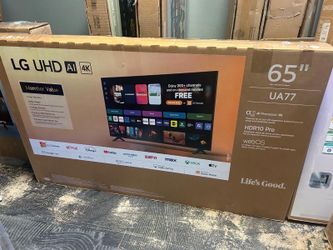 65Ua77 65” Lg smart 4k led Uhd tv