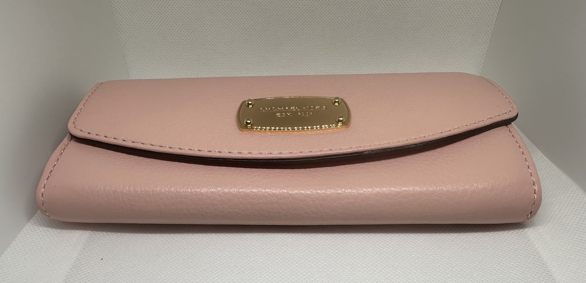 Michael Kors Leather Wallet Jet Set Travel Ballet (Pink)