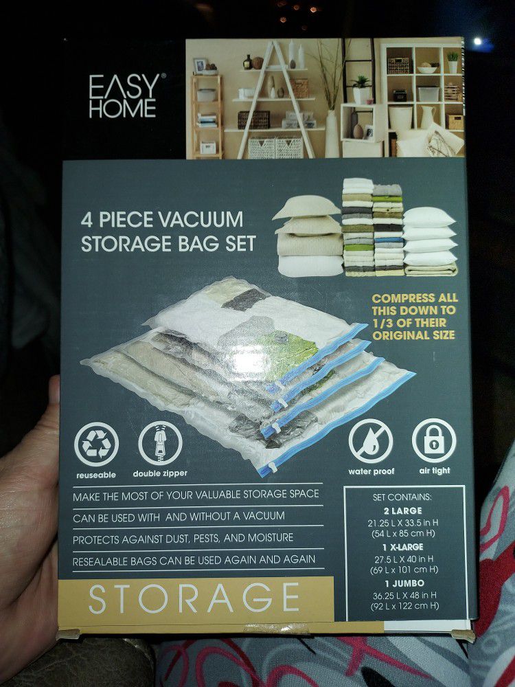  Vacuum Storage Bags.    Arlington Tx.  Cross Posted
