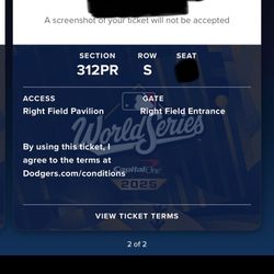 World Series - Dodgers Vs Blue Jays Game 5