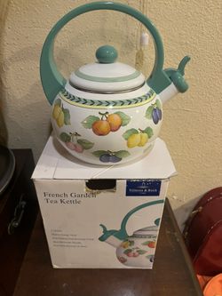 French garden Tea Kettle