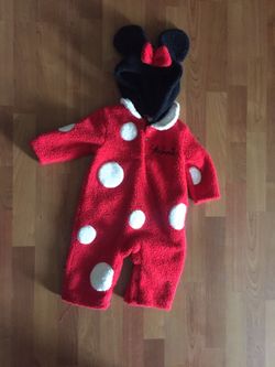 Baby girl Minnie Mouse costume