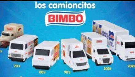 2026 bimbo retro trucks set of 6